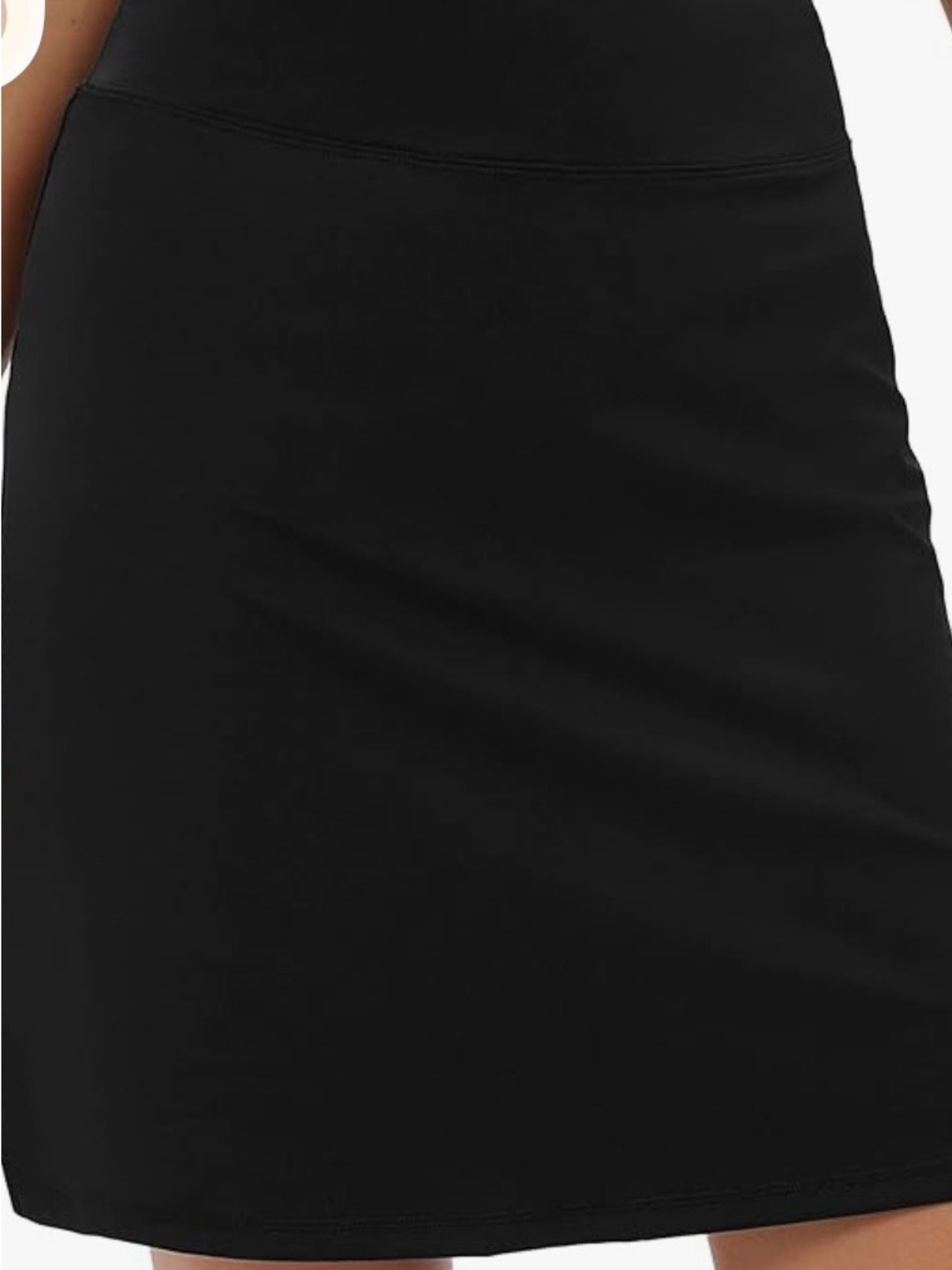 Classic Black A-Line Women's Skirt Petite Sophisticate size 10 New with tags